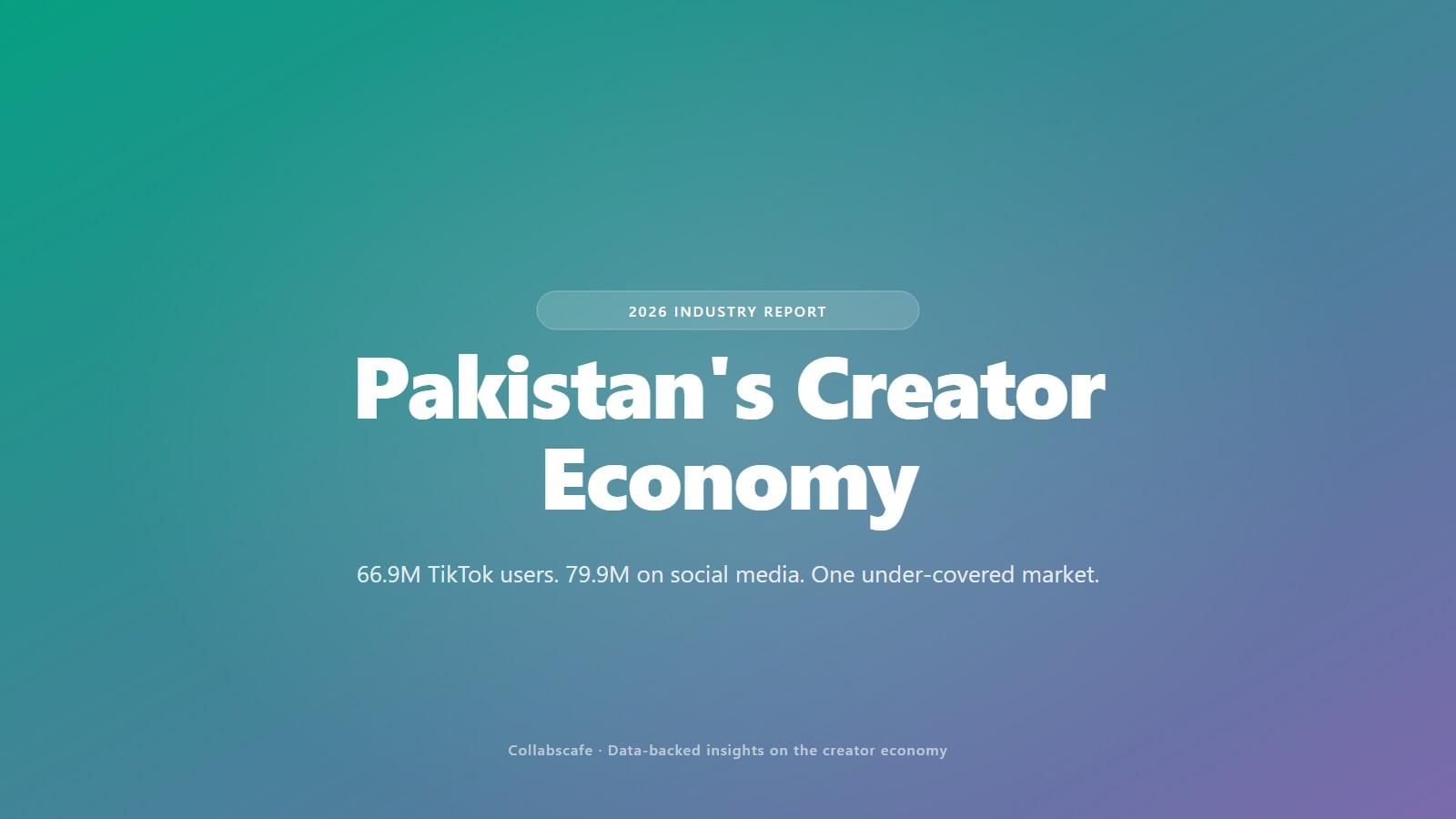 The State of Pakistan's Creator Economy in 2026